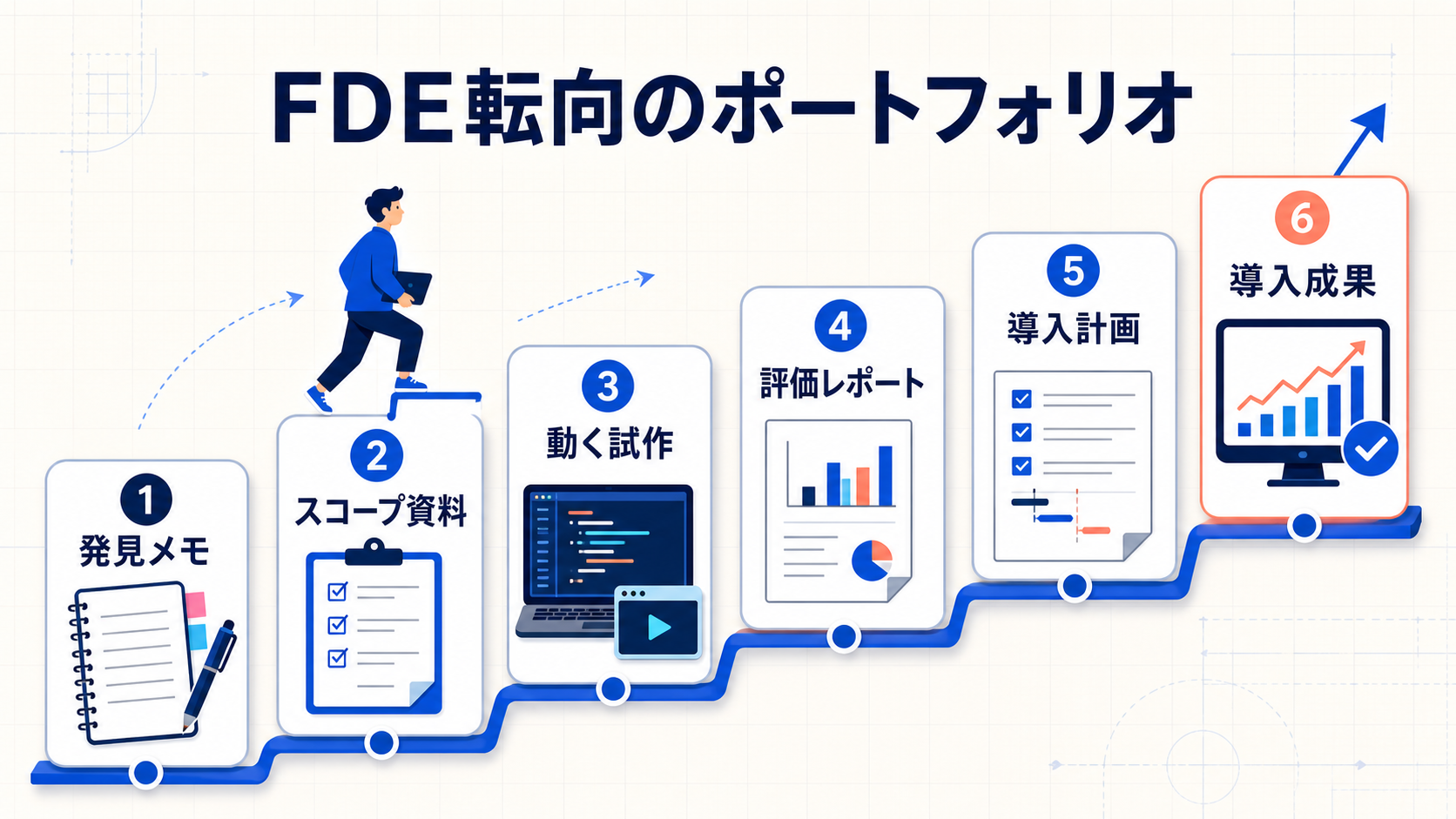 発見メモから導入成果までを示すFDE転向ポートフォリオ